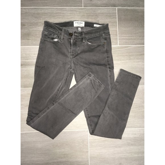FRAME Denim Le Skinny De Jeanne Jeans 25 - Picture 4 of 9